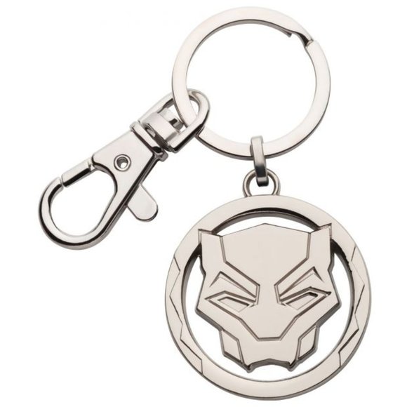 Black Panther: Wakanda Forever Panther Symbol Keychain - Picture 1 of 1